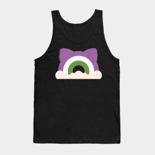 Gender Queer Pride Cat Ear Rainbow Tank Top